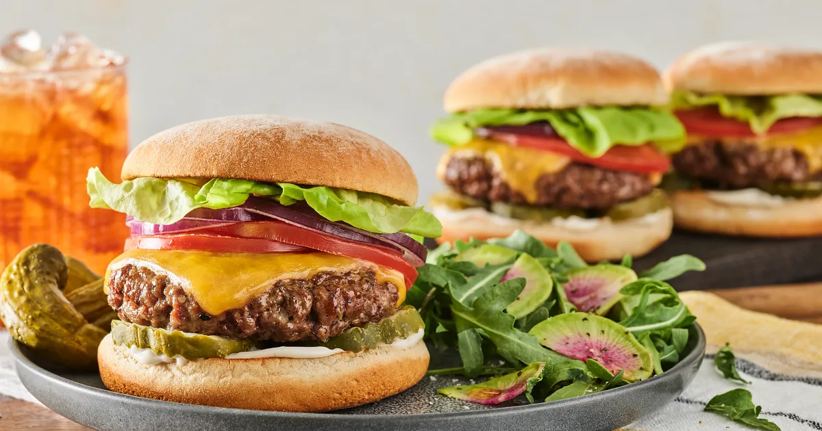 Classic Beef Cheeseburgers | Beef Loving Texans | Beef Loving Texans is your one-stop information ce